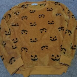 Halloween Orange Pumpkin Sweater